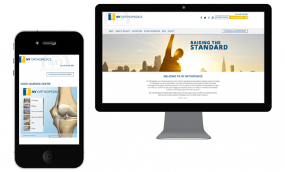 NY Orthopedics Launches New Website - Blog Post