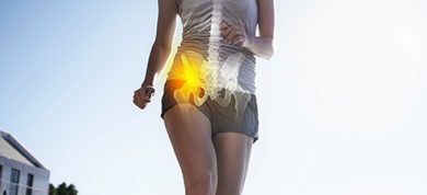woman in need of Anterior Hip Replacement