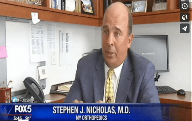 Stephen J Nicholas, MD NY Orthopedics
